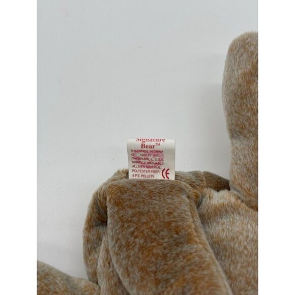 TY Beanie Baby 1999 The Signature Bear Stuffed Animal Toy NEW LOT OF 2 - Picture 5 of 8